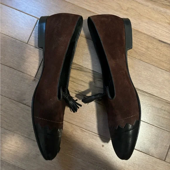 Longchamp Suede Loafers Flats - Picture 4 of 11